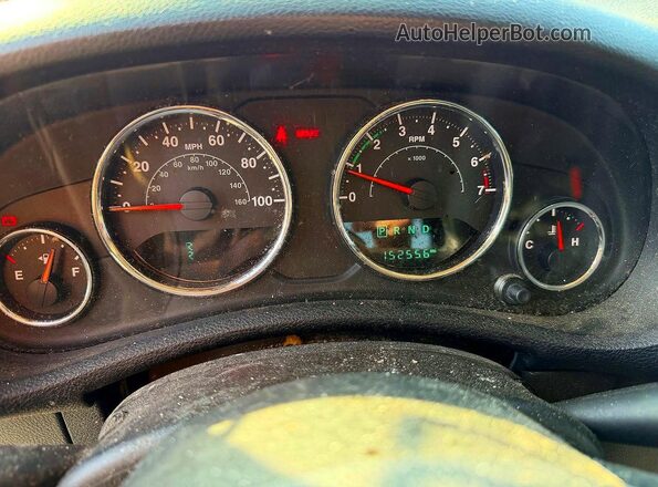 1C4BJWDG3GL194273 2016 JEEP WRANGLER Черный Вид щитка приборов
