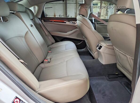 KMHGN4JE5JU251300 2018 GENESIS G80 White Սալոնի հետևի տեսք
