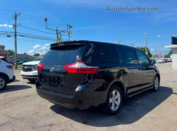 5TDZZ3DCXLS083327 2020 TOYOTA SIENNA Black Front view