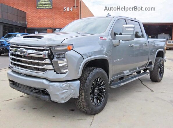 2GC4YPEY7R1111227 2024 CHEVROLET SILVERADO Gray Հետևի աջ