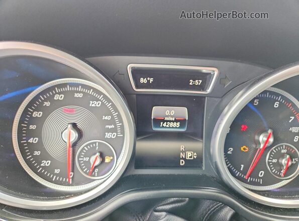 4JGDA5JB5GA685625 2016 MERCEDES-BENZ GLE Black უკანა სავარძლების ხედი