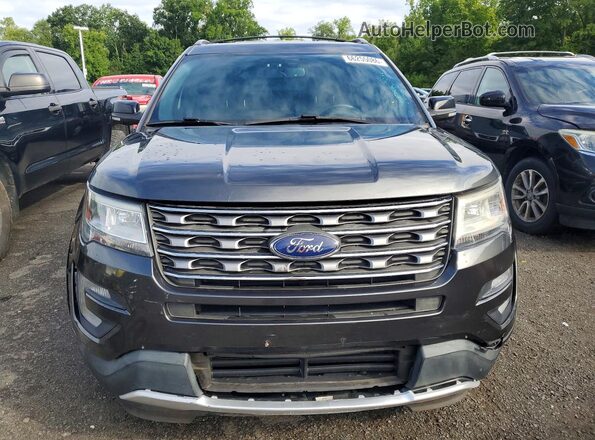 1FM5K7D85HGC64662 2017 FORD EXPLORER Charcoal Widok z tyłu