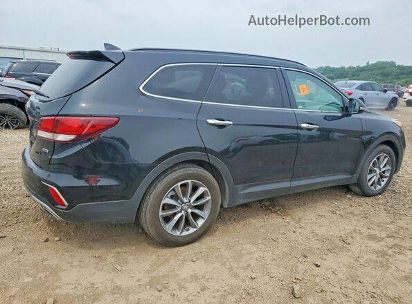 KM8SNDHF4JU279503 2018 HYUNDAI SANTA FE Black წინა მარჯვენა