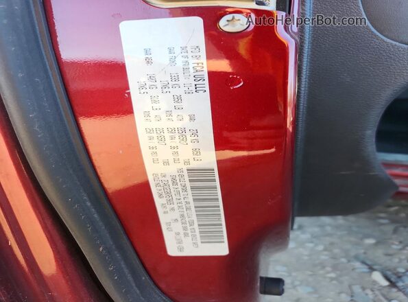 2C4RDGEG8KR578026 2019 DODGE GRAND Red 360 interior view