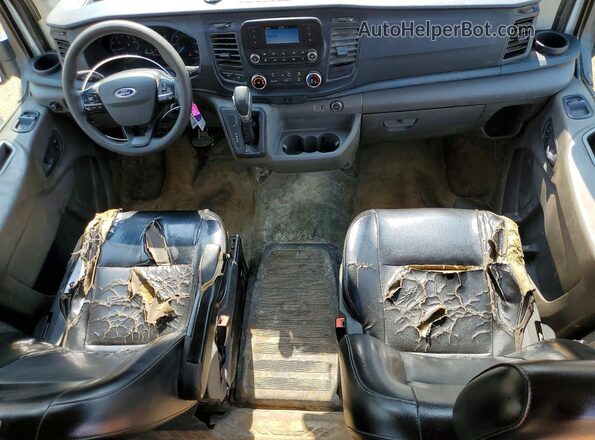 1FBAX9C80MKA42611 2021 FORD TRANSIT White Вид щитка приладів
