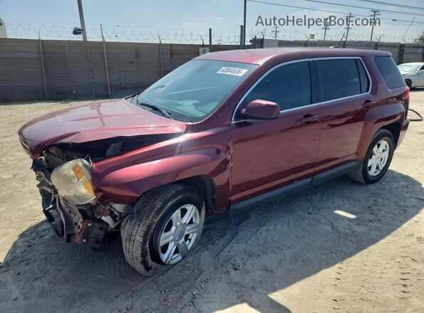 2GKALMEKXG6137417 2016 GMC TERRAIN Бордовый Задняя левая четверть