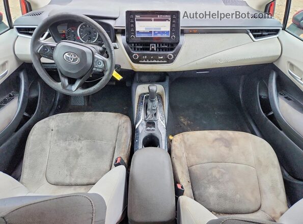 5YFEPRAE1LP095288 2020 TOYOTA COROLLA Red Սարքավորումների վահանակի տեսք