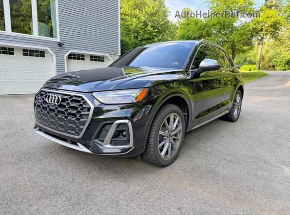 WA1B4AFY9M2015763 2021 AUDI SQ5 Черный Задняя левая четверть