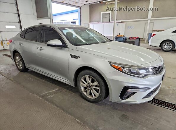 5XXGT4L37KG277345 2019 KIA OPTIMA Silver Widok z przodu