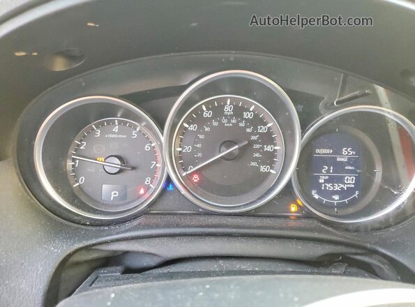JM3KE4BY9G0798021 2016 MAZDA CX-5 Red უკანა სავარძლების ხედი