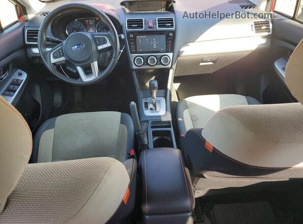 JF2GPADC1GH216103 2016 SUBARU CROSSTREK Бордовый Вид щитка приборов