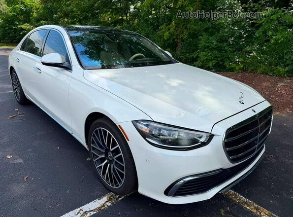 W1K6G6DB7NA071286 2022 MERCEDES-BENZ S White წინა ხედი