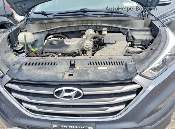 KM8J3CA2XJU757863 2018 HYUNDAI TUCSON Gray Widok naklejki z numerem VIN