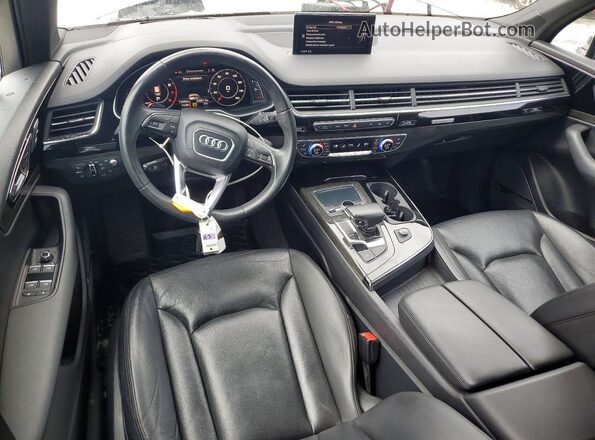 WA1VAAF7XJD011332 2018 AUDI Q7 Gray Instrument cluster view
