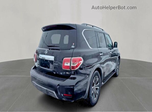 JN8AY2ND0LX017420 2020 NISSAN ARMADA Black Delantero derecho