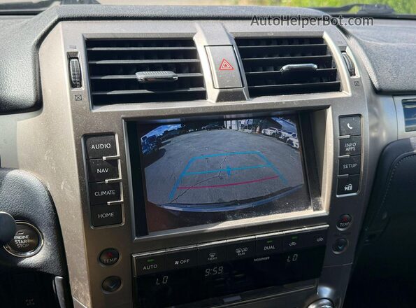 JTJBM7FX3H5161674 2017 LEXUS GX Black ძრავის განყოფილების ხედი