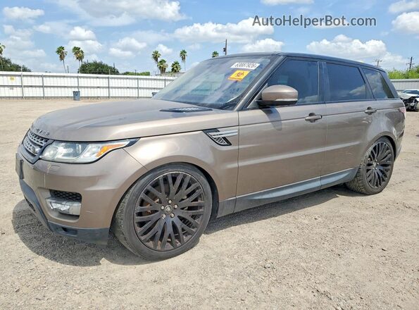 SALWR2PF9GA106272 2016 LAND ROVER RANGE Желто-коричневый Задняя левая четверть