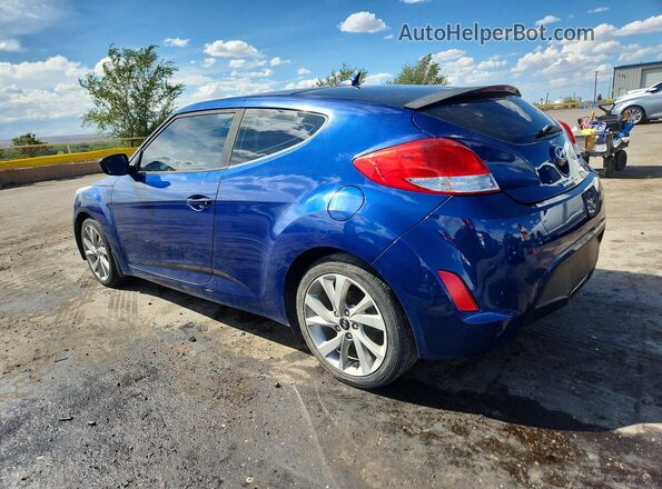KMHTC6AD6HU317211 2017 HYUNDAI VELOSTER Синий Задняя правая четверть