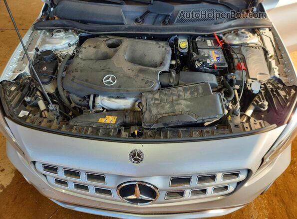 WDCTG4EBXKJ553210 2019 MERCEDES-BENZ GLA-CLASS Silver Widok naklejki z numerem VIN