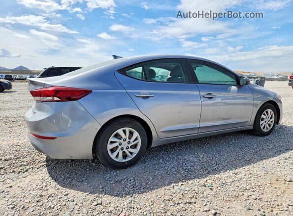 5NPD74LF4HH037359 2017 HYUNDAI ELANTRA Серебряный Передняя правая четверть