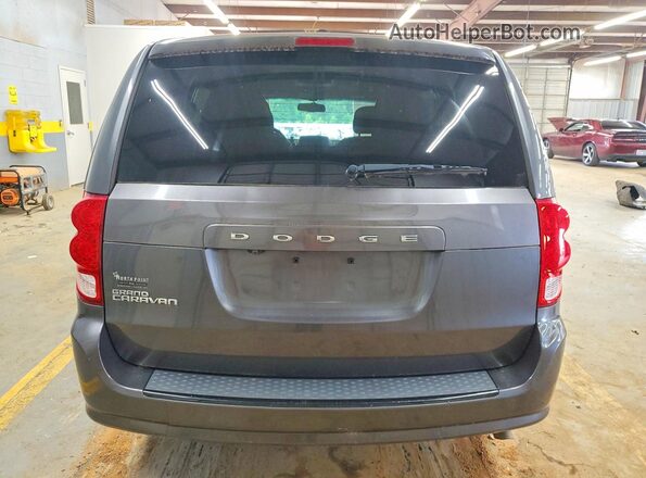 2C4RDGBG1HR787556 2017 DODGE CARAVAN Серый Вид салона спереди