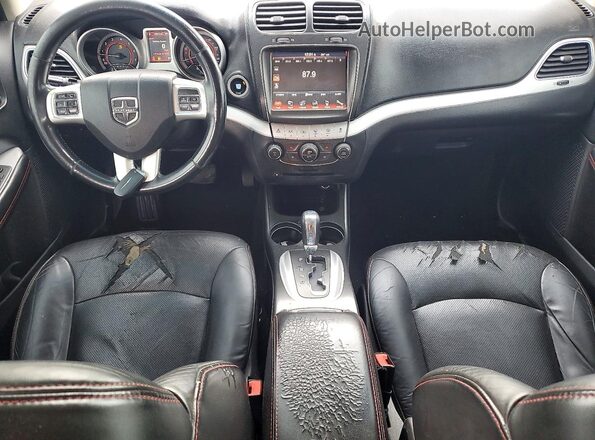 3C4PDDEG6GT190187 2016 DODGE JOURNEY Black Вид щитка приладів