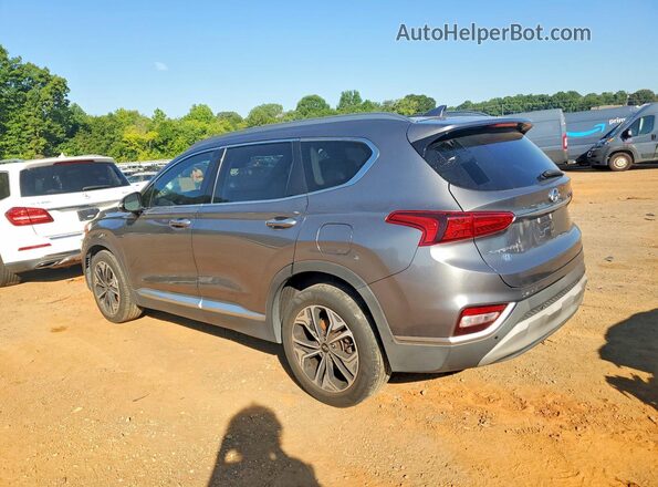 5NMS53AA2KH020482 2019 HYUNDAI SANTA FE Gray Trasero derecho