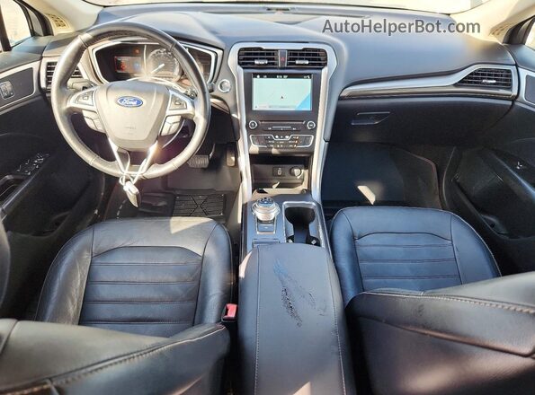 3FA6P0HD3HR244451 2017 FORD FUSION Black ხელსაწყოთა პანელის ხედი