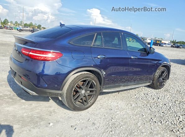 4JGED6EB5GA043692 2016 MERCEDES-BENZ GLE Синий Передняя правая четверть