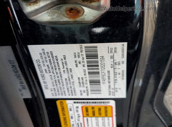 1FA6P8CF7G5201594 2016 FORD MUSTANG Черный Панорамный вид салона 360°