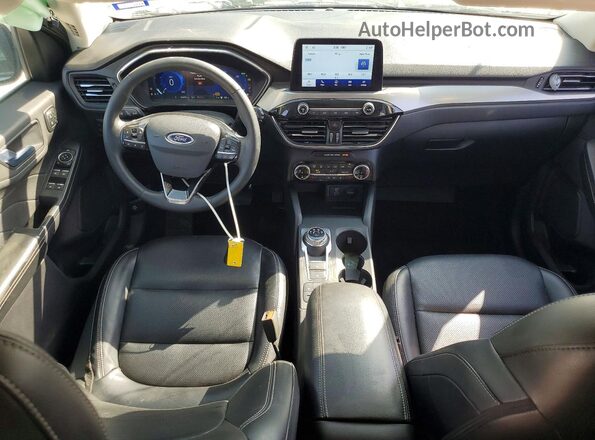 1FMCU0LZ2NUA20144 2022 FORD ESCAPE Silver ხელსაწყოთა პანელის ხედი