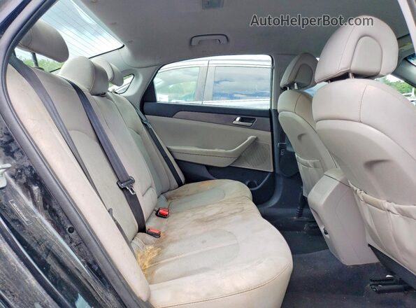 5NPE24AF1GH294922 2016 HYUNDAI SONATA Black Vista interior trasera