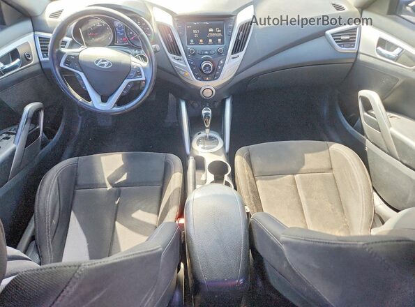 KMHTC6AD6HU317211 2017 HYUNDAI VELOSTER Синий Вид щитка приборов