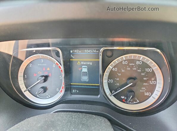 1N6BA1F4XKN512177 2019 NISSAN TITAN Black Vista de los asientos traseros