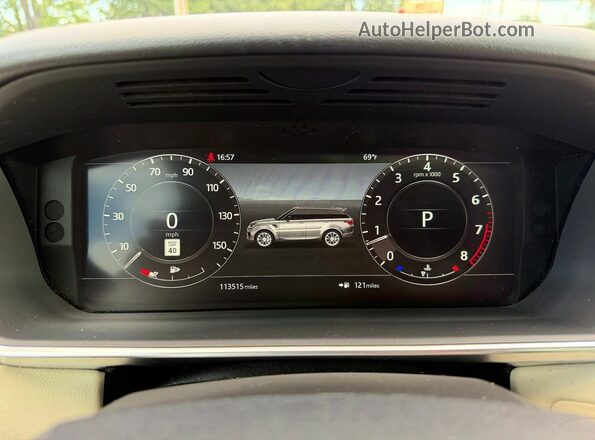 SALWR2RV8KA420377 2019 LAND ROVER RANGE ROVER Белый Вид панели приборов