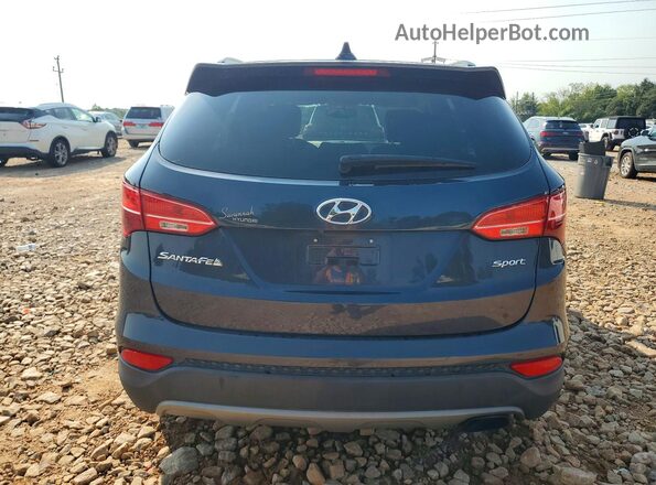 5XYZU3LB6GG357035 2016 HYUNDAI SANTA Синий Вид салона спереди