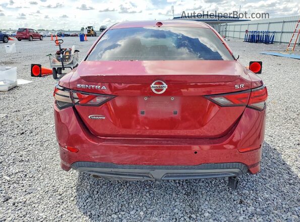 3N1AB8DV9MY307880 2021 NISSAN SENTRA Red Vista interior delantera