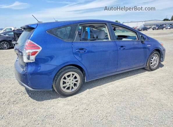 JTDZN3EU7GJ051392 2016 TOYOTA PRIUS Blue Передня права чверть
