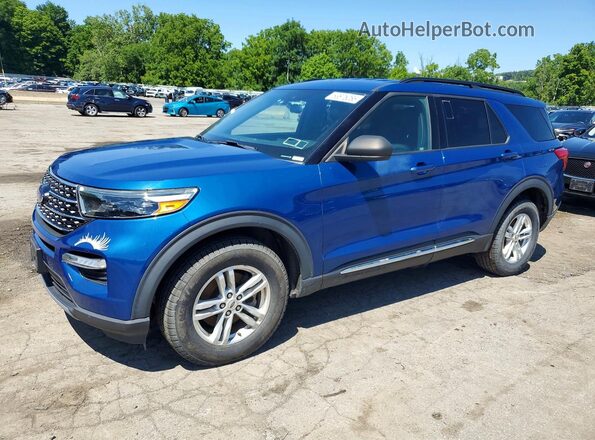 1FMSK8DHXLGA75104 2020 FORD EXPLORER Blue Հետևի ձախ