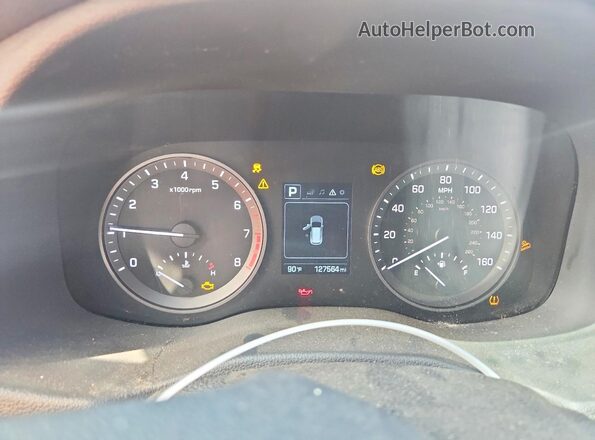 KM8J23A46HU414854 2017 HYUNDAI TUCSON Orange Widok tylnych siedzeń