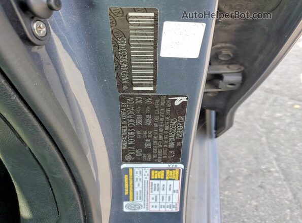 KNAFX4A65G5537425 2016 KIA FORTE Gray Սալոնի 360 աստիճան տեսք
