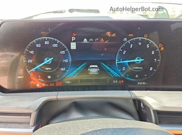 5XYP5DGC7PG369451 2023 KIA TELLURIDE Gray Vista de los asientos traseros