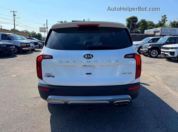 5XYP3DHCXLG012960 2020 KIA TELLURIDE White Vista de la etiqueta del VIN