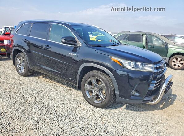 5TDDGRFH4JS046072 2018 TOYOTA HIGHLANDER Black წინა ხედი
