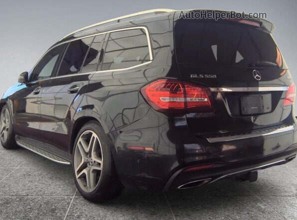 4JGDF7DE5KB222454 2019 MERCEDES-BENZ GLS Черный Передняя правая четверть