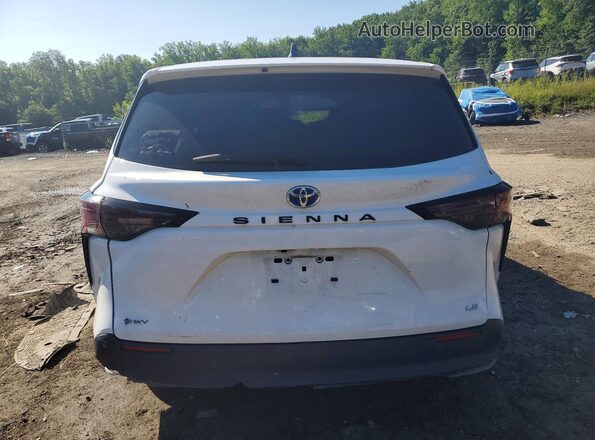 5TDKRKEC9SS225188 2025 TOYOTA SIENNA White Widok wnętrza z przodu