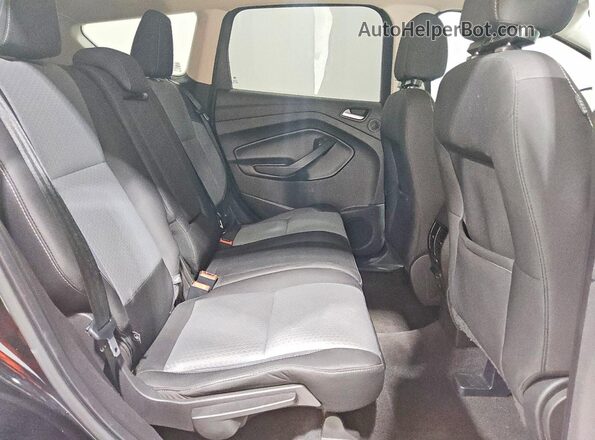 1FMCU0GD6HUC07373 2017 FORD ESCAPE Black Vista del compartimento del motor