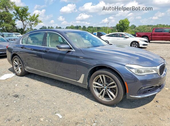 WBA7F2C57GG419641 2016 BMW 7 SERIES Blue Вид спереду