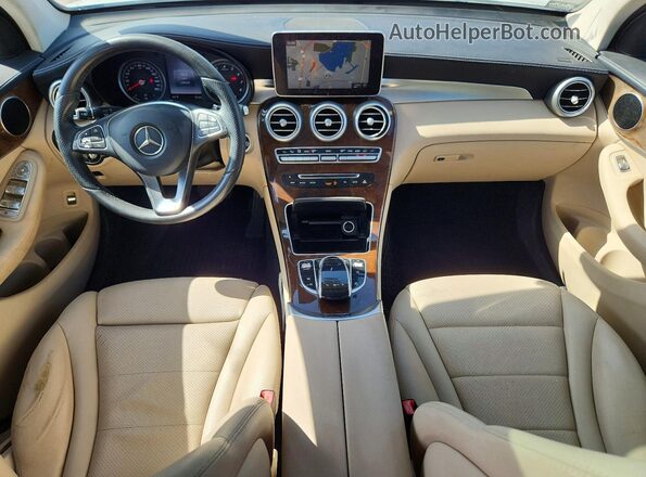 WDC0G4JB3GF050346 2016 MERCEDES-BENZ GLC-CLASS White Widok zestawu wskaźników