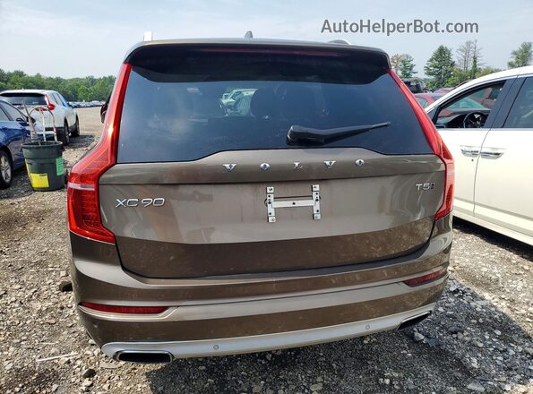 YV4102XK3G1080144 2016 VOLVO XC90 Brown Vista interior delantera